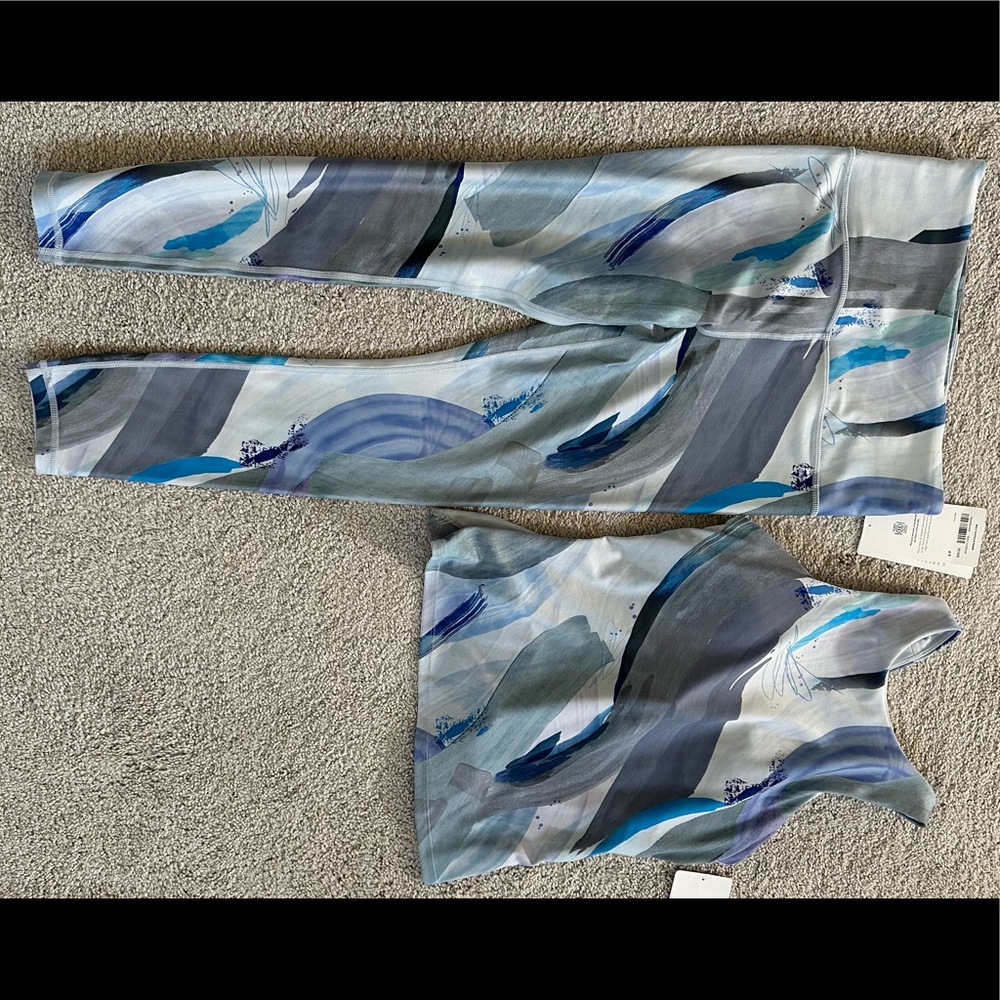 Athleta Elation 7/8 tight (size SP) and top (SP D-DD)